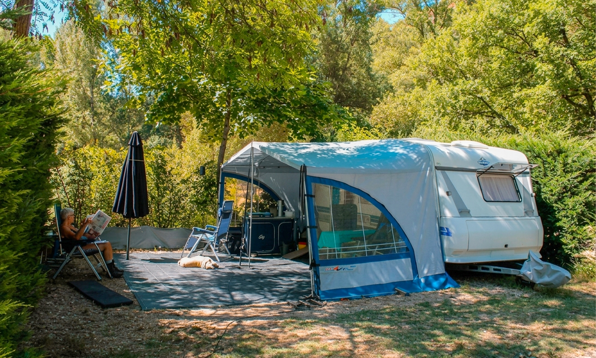 emplacement tente luberon