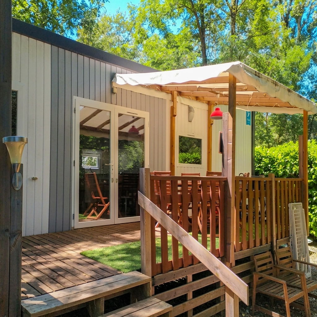 mobil home dans le luberon