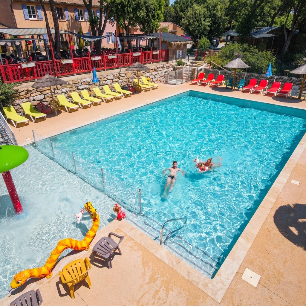 piscine famille luberon
