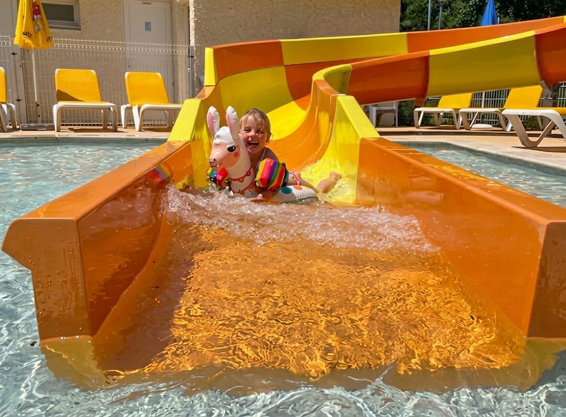 piscine camping famille luberon